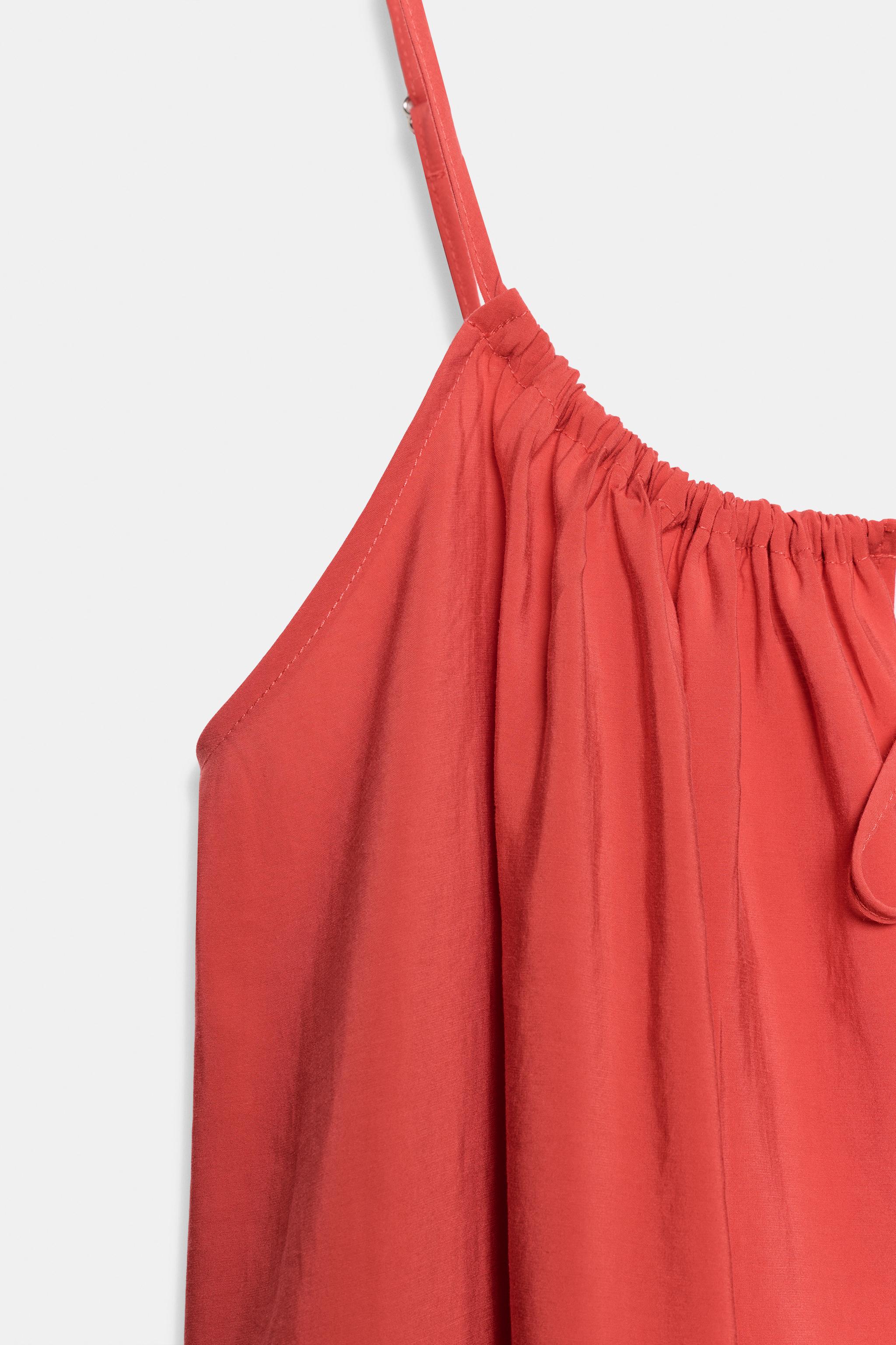 ROBE MI-LONGUE FLUIDE À NŒUD